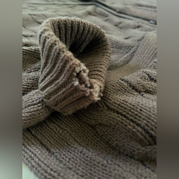 Chocolate brown cozy aesthetic cardigan - Picture 3 of 3